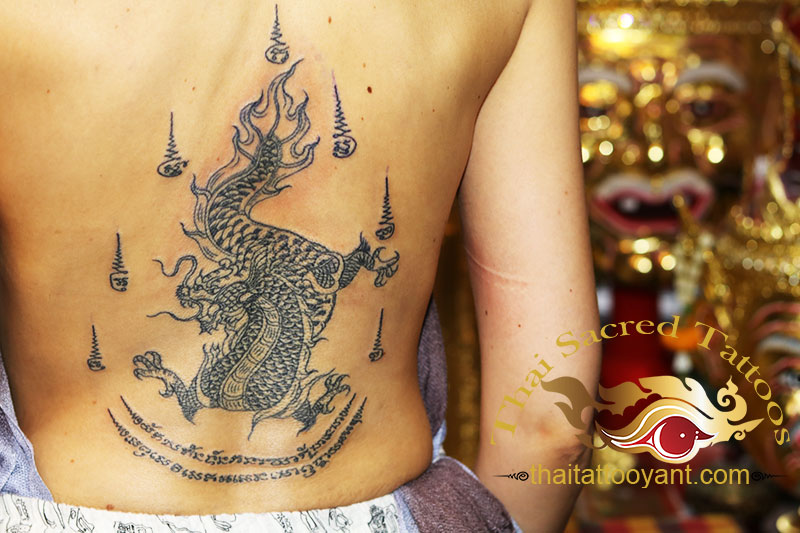 Thai Tattoo Yant Dragon