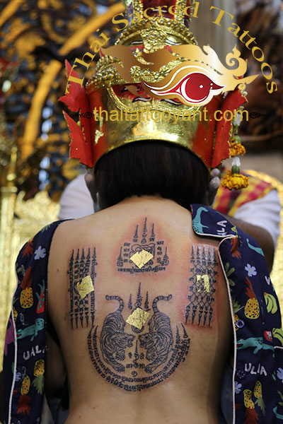 Thai Tattoo Yant Full Back Piece Female