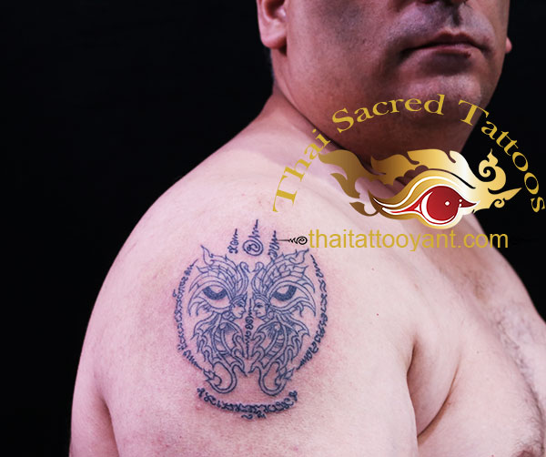 Pee Sue Ladree Butterfly Thai Yant Tattoo