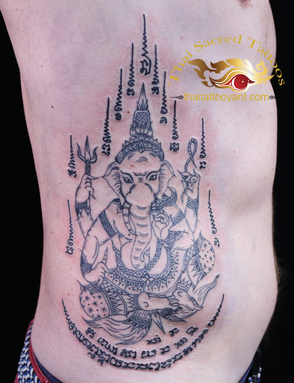 Thai Elephant Chang Thai Sak Yant Tattoo