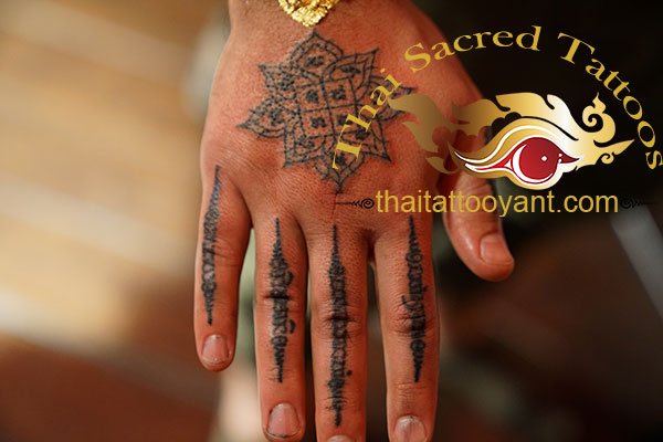 Thai Sak Yant Hand Tattoo