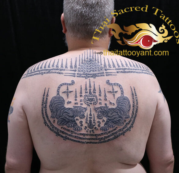 Thai Tattoo Sak Yant pictures of designs done