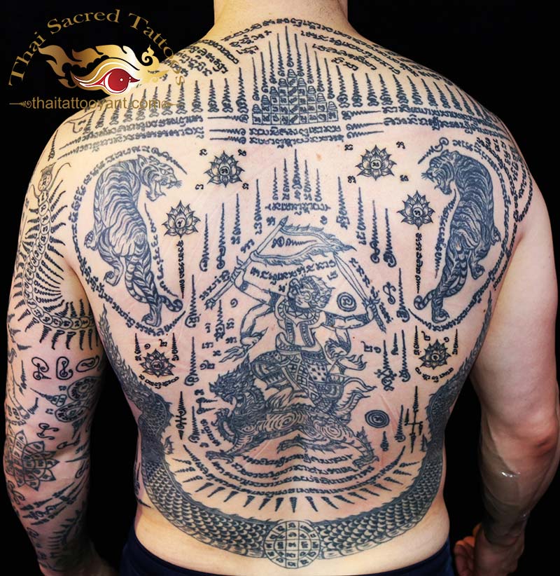 Thai Tattoo Full Back Piece