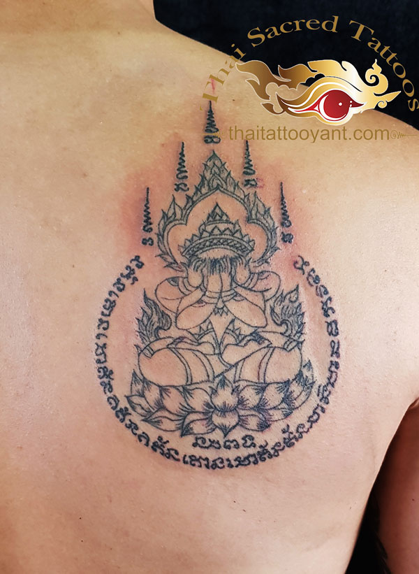 Yant Thai Tattoo Hear, See and Speak No Evil