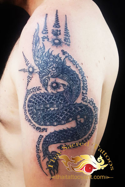 Yant Naga Thai Tattoo