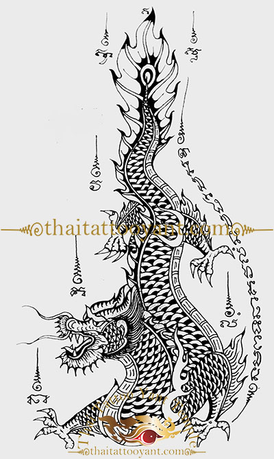 Dragon Thai Tattoo Sak Yant 3