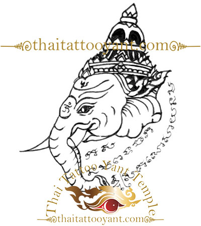 Elephant Thai Tattoo Sak Yant 8