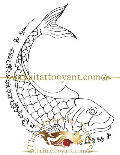 Fish Thai Tattoo Sak Yant 2