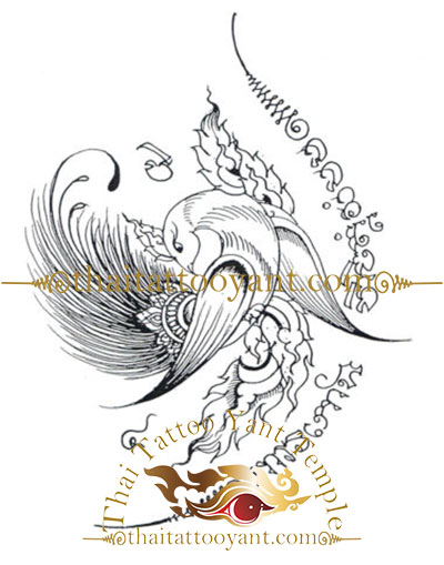 Sarika Bird Thai Tattoo Sak Yant Design 2