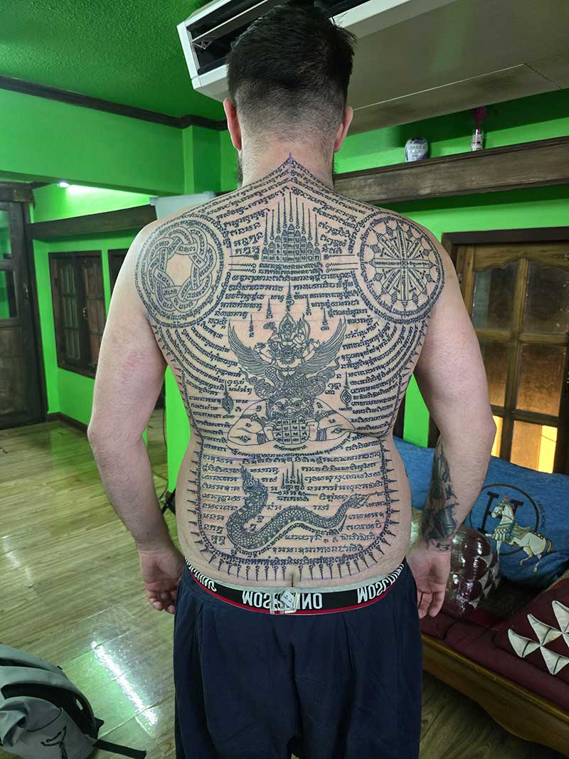 Thai Tattoo Sak Yant Full Back