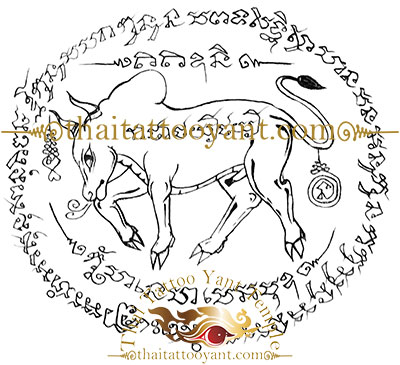 Bull Thai Tattoo Sak Yant