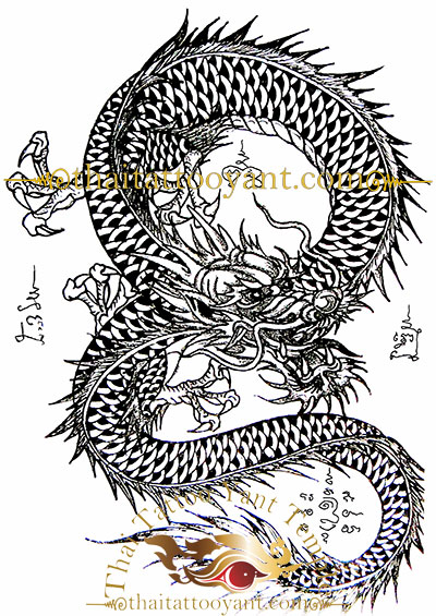 Dragon Thai Tattoo Sak Yant