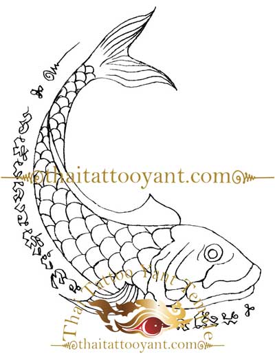 Fish Thai Tattoo Sak Yant