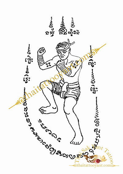 Mauy Thai Boxing Sak Yant Tattoo