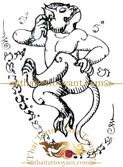 Monkey Sak Yant Design