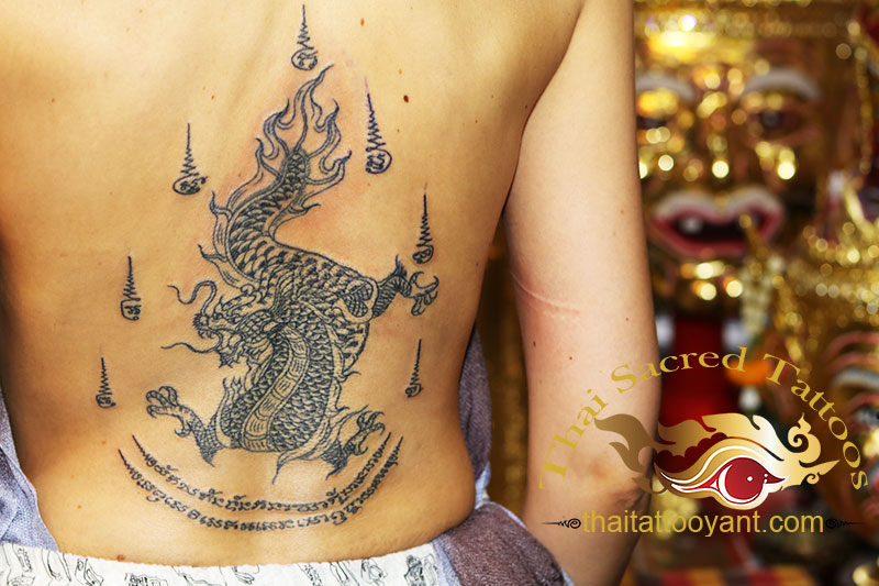 Thai Tattoo Dragon Sak Yant