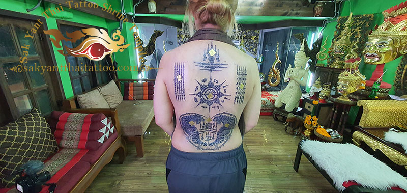 Sak Yants Back Piece