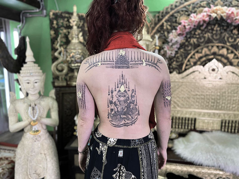 Thai Tattoo Sak Yant Ajarn Sak