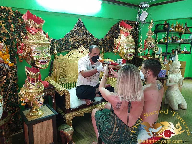 Thai Tattoo Sak Yant Blessing