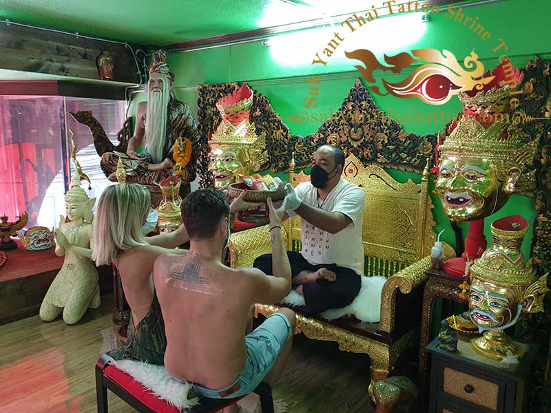 Sak Yant Thai Tattoo Blessing