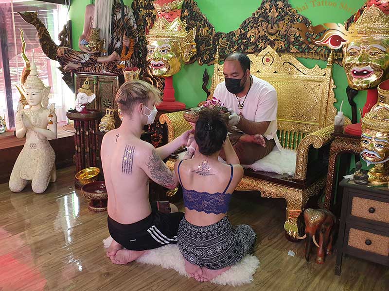 Thai Tattoo Sak Yant blessing