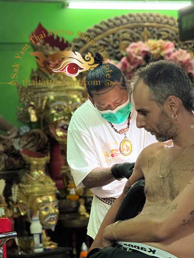 Sak Yant Thai Tattoo Master Ajarn Nak