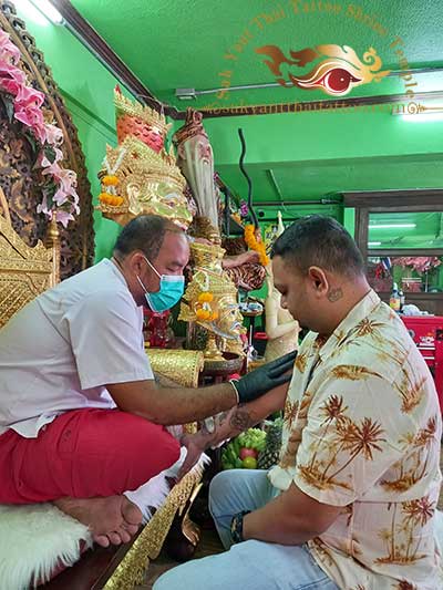 Thai Tattoo Sak Yant activating design blessing