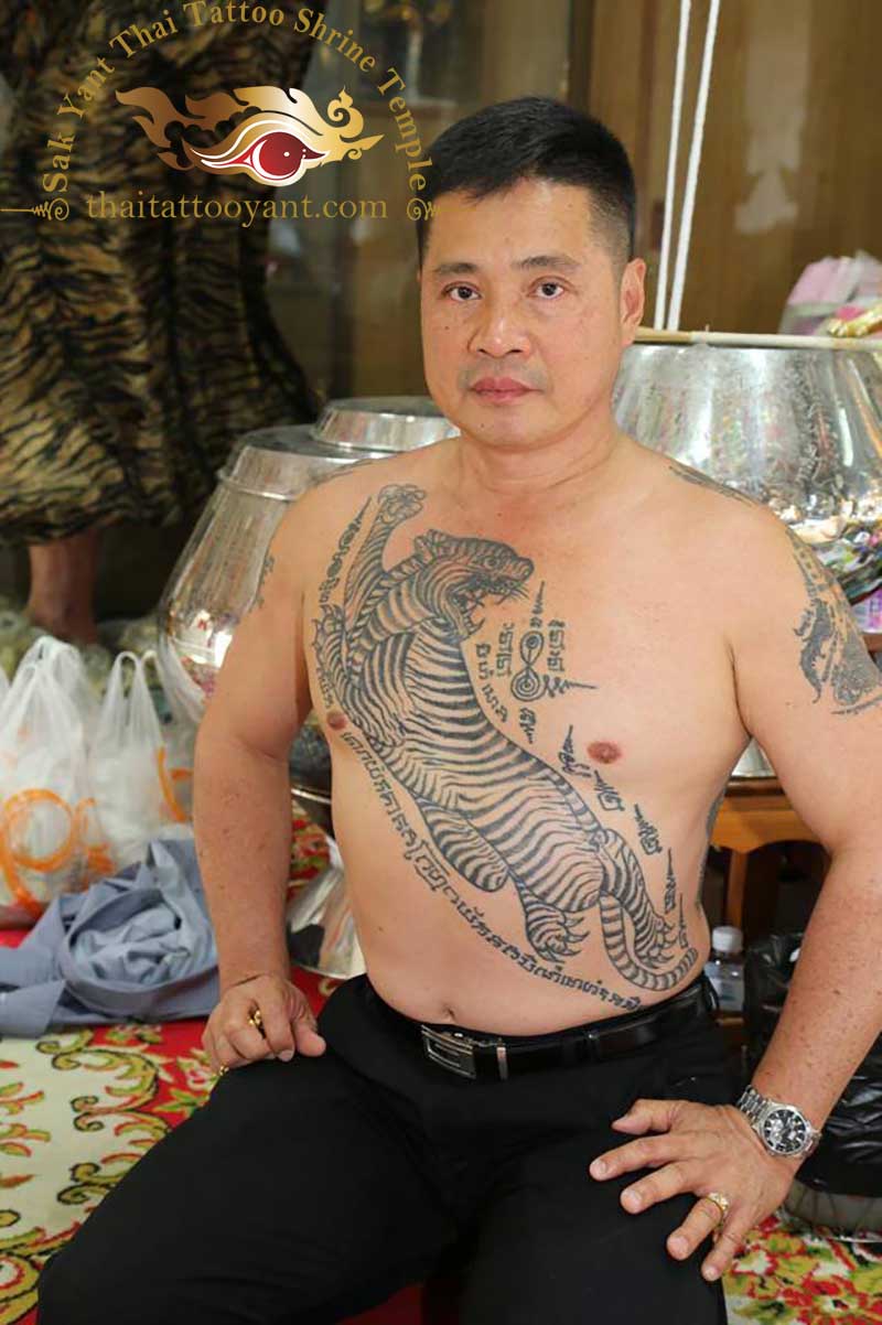 Sak Yant Suea Thai Tiger Tattoo