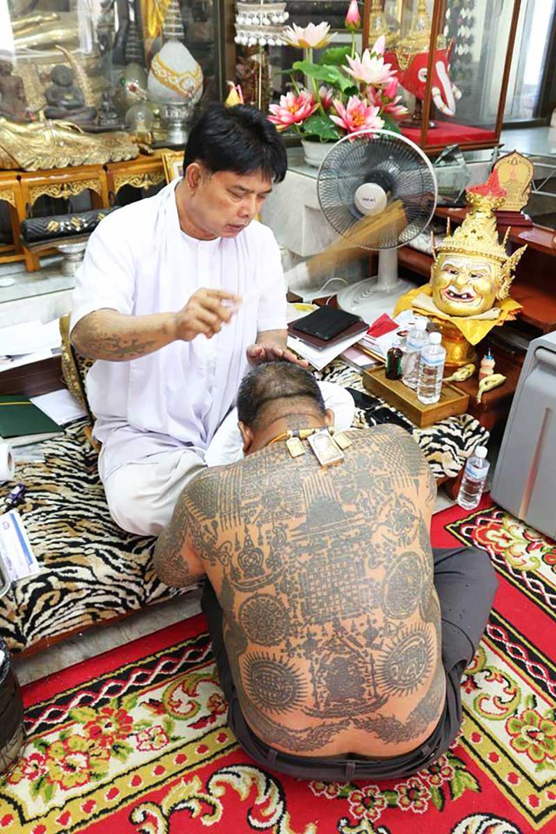 Sak Yant Thai Tattoo Full Back Piece