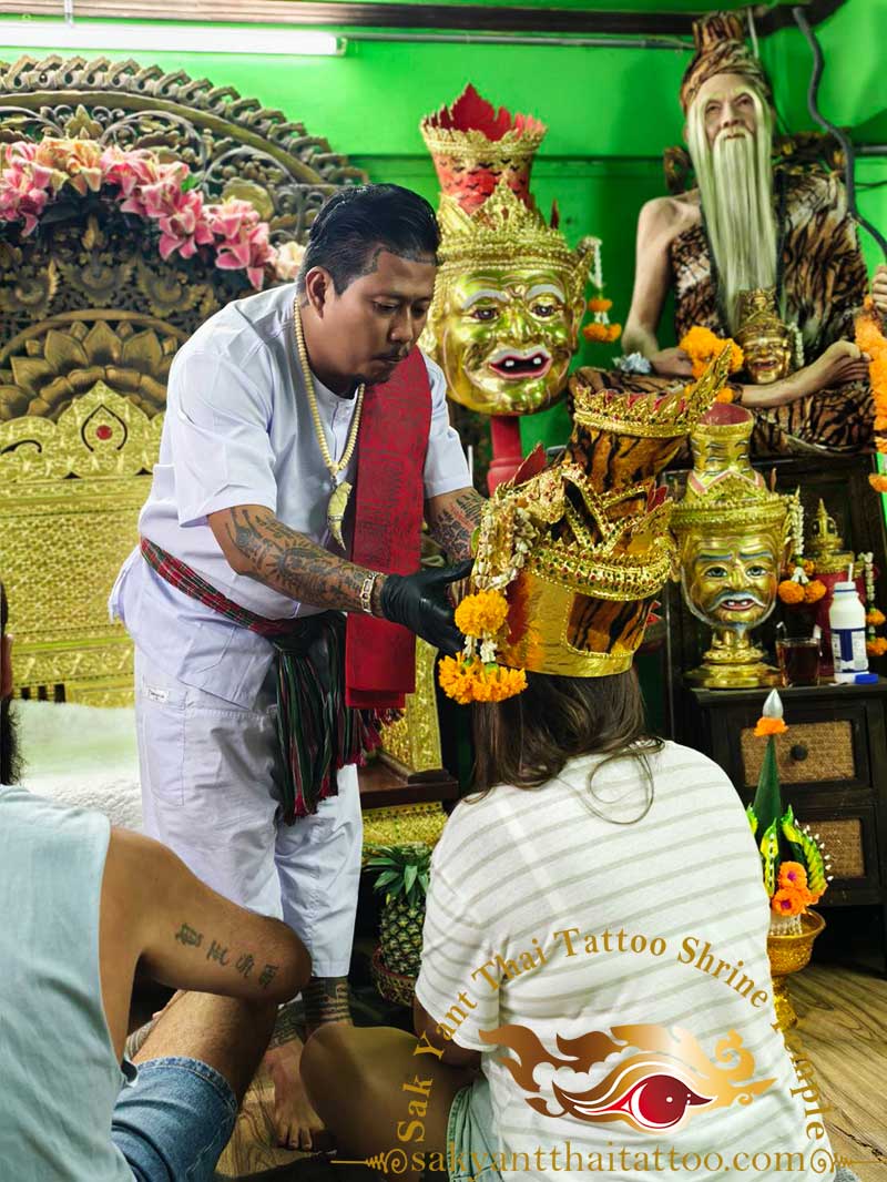 Thai Tattoo Sak Yant Master Ajarn Nak