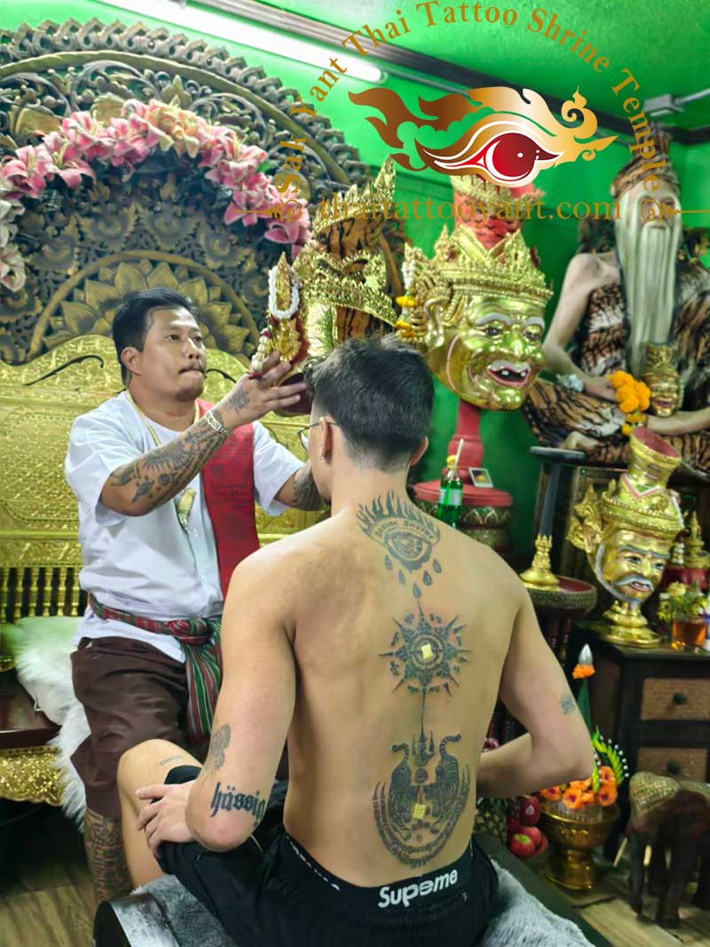Thai Tattoo Sak Yant Master Ajarn Nak