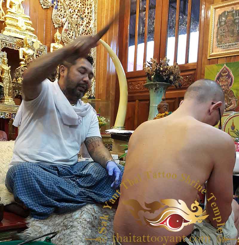 Blessing and Activation Sak Yant Thai Tattoo