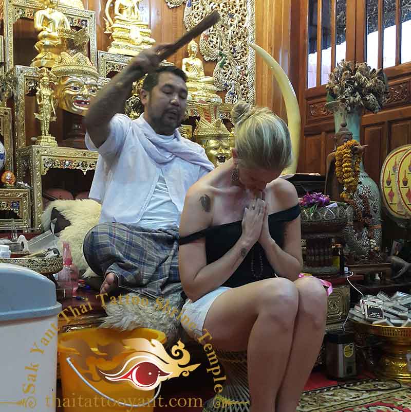 Blessing and Activation Sak Yant Thai Tattoo