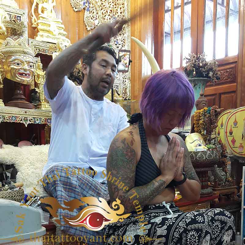Blessing and Activation Sak Yant Thai Tattoo