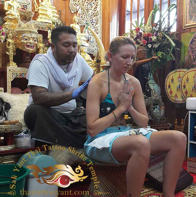 Blessing and Activation Sak Yant Thai Tattoo