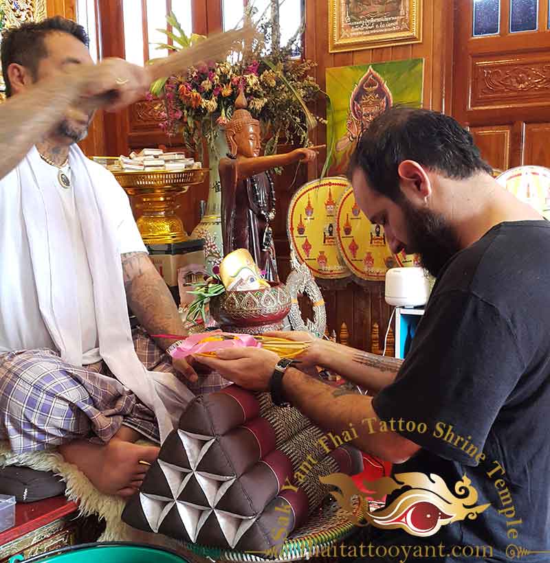 Blessing and Activation Sak Yant Thai Tattoo