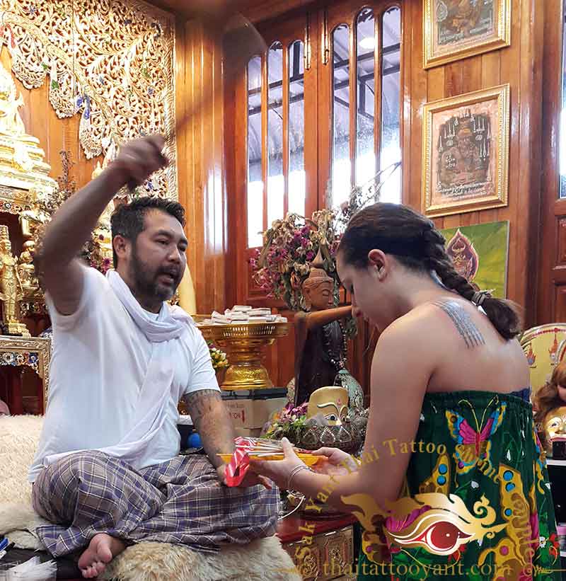 Blessing and Activation Sak Yant Thai Tattoo