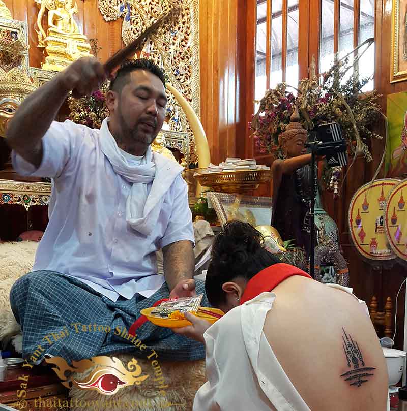 Blessing and Activation Sak Yant Thai Tattoo