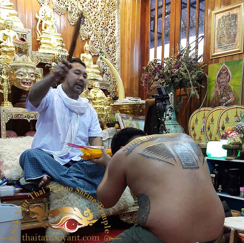 Blessing and Activation Sak Yant Thai Tattoo