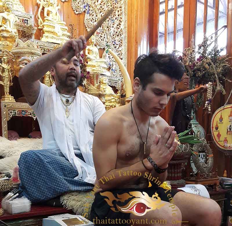 Blessing and Activation Sak Yant Thai Tattoo