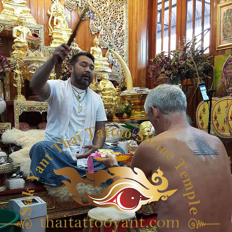 Blessing and Activation Sak Yant Thai Tattoo