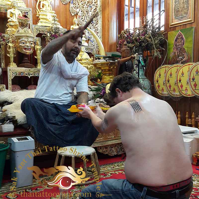 Blessing and Activation Sak Yant Thai Tattoo