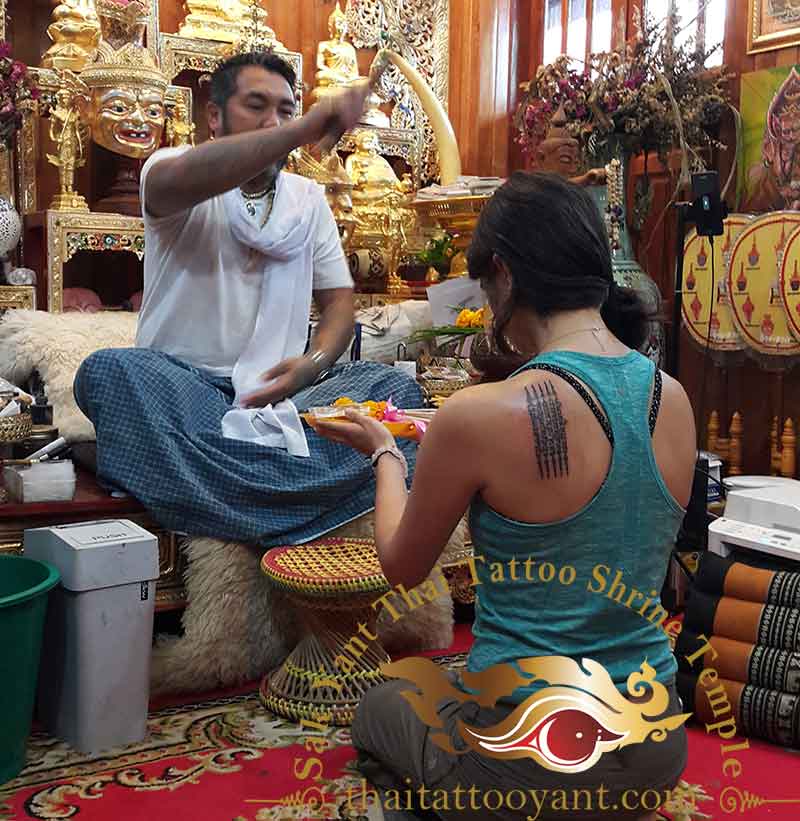 Blessing and Activation Sak Yant Thai Tattoo