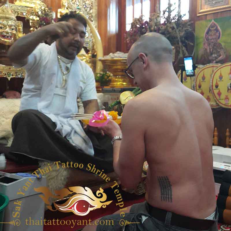 Blessing and Activation Sak Yant Thai Tattoo