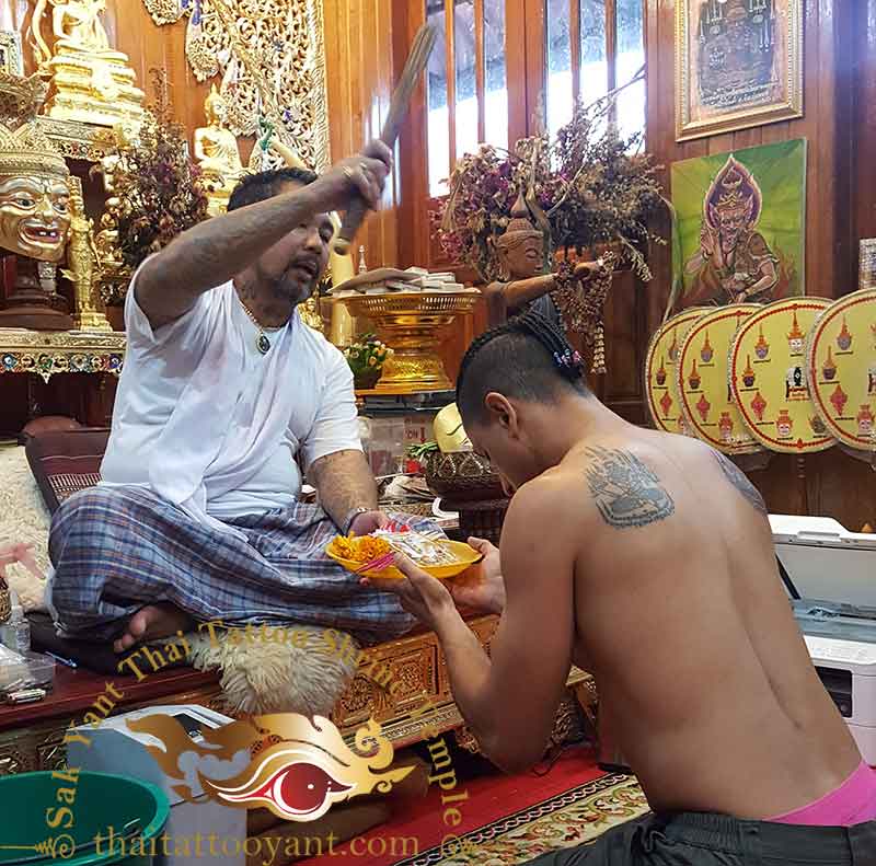 Blessing and Activation Sak Yant Thai Tattoo