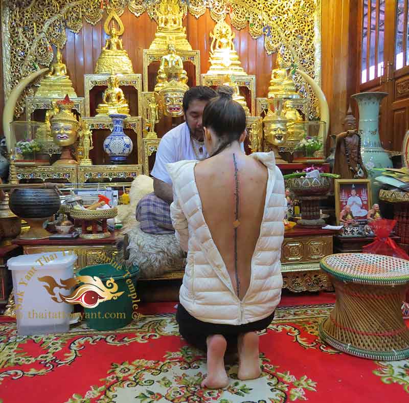 Blessing and Activation Sak Yant Thai Tattoo