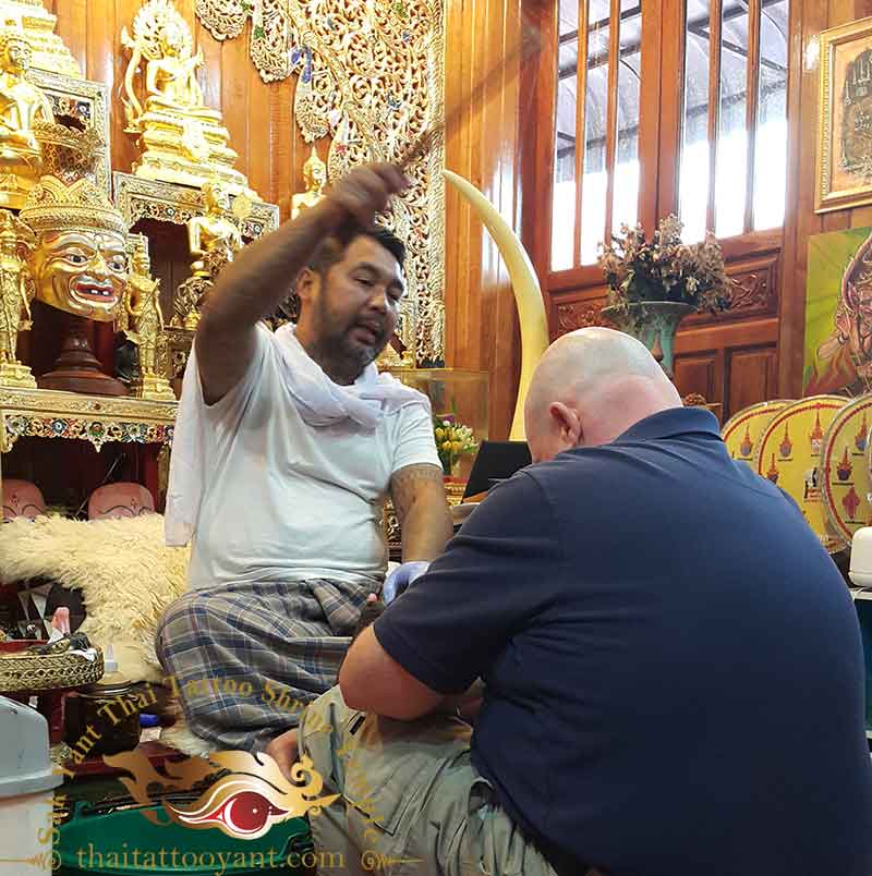 Blessing and Activation Sak Yant Thai Tattoo