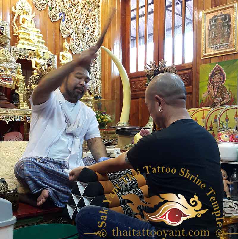 Blessing and Activation Sak Yant Thai Tattoo