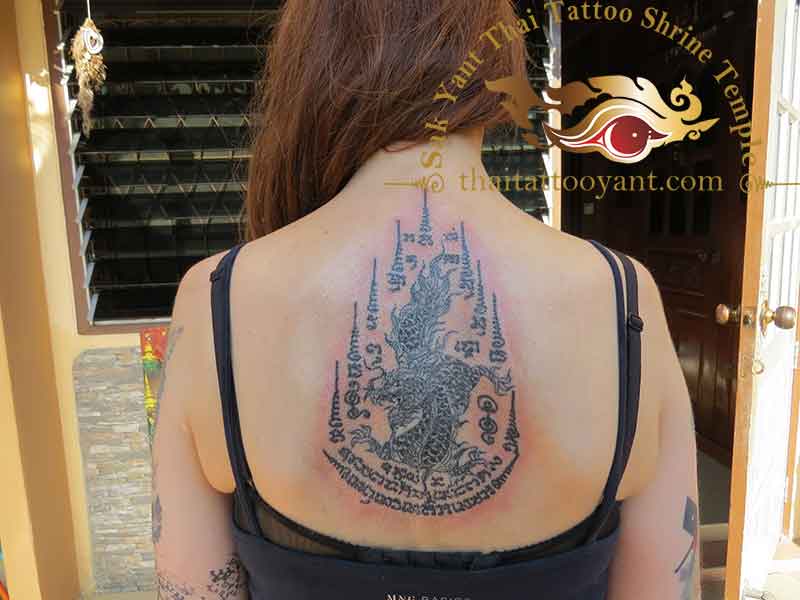 Dragon Sak Yant Thai Tattoo
