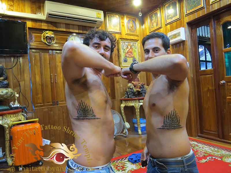 Gao Yord 9 Spires Master Sak Yant Thai Tattoo
